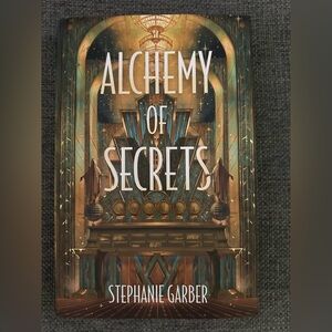 Alchemy of Secrets by Stephanie Garber Fairyloot sprayed edges & bonus content